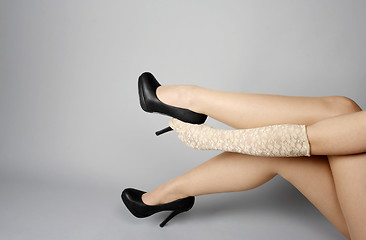 Image showing Beautiful legs
