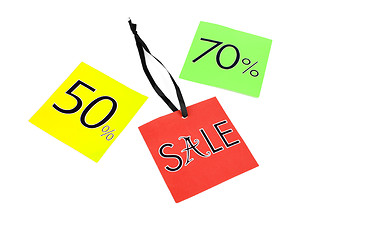 Image showing Sale labels