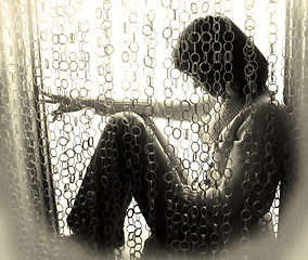 Image showing Lonely woman