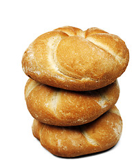 Image showing Three rolls bread