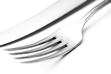 Image showing Knife and fork