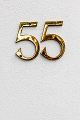 Image showing number 55