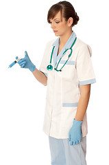 Image showing doctor with syringe