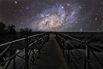 Image showing Bridge to the stars