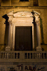 Image showing  brown gate  in  naples