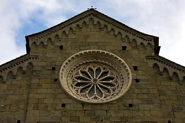 Image showing sculpture glass  in corniglia italy