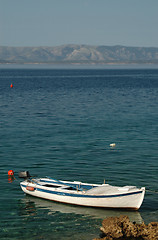 Image showing old boat brac croatia