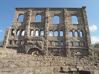 Image showing Roman Theatre Aosta