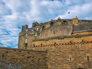 Image showing Edinburgh castle, UK