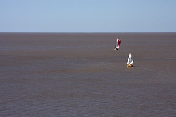 Image showing ships  in rio de la plata