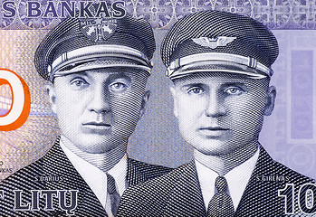 Image showing Aviators Steponas Darius & Stasys Girenas