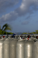 Image showing scuba tanks