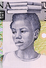 Image showing School Girl from Ghana