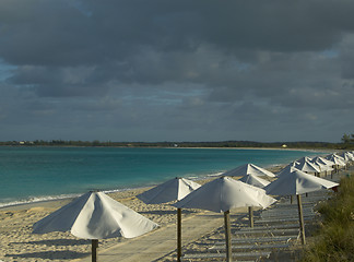 Image showing resort beach