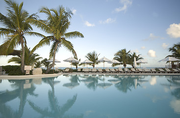 Image showing swimming pool by the ocean