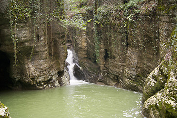 Image showing Small waterfall