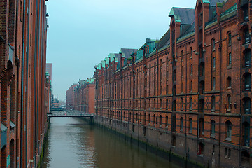 Image showing Speicherstadt in Hamburg, Germany