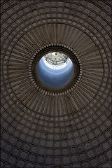 Image showing top of the roof in old church in san nicolas 