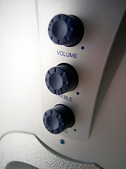 Image showing buttons of woofer