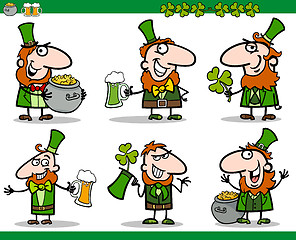 Image showing st patrick day themes set cartoon illustration