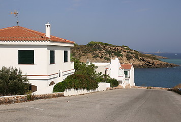 Image showing road to the sea