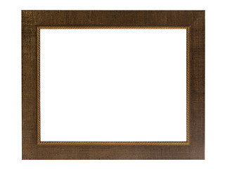 Image showing Decorative photo frame isolated on white background.