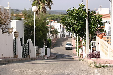 Image showing steep street