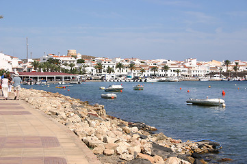 Image showing walk along the sea front