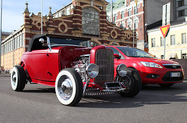 Image showing red roadster