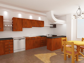 Image showing modern kitchen interior