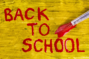 Image showing back to school