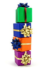 Image showing gifts boxes