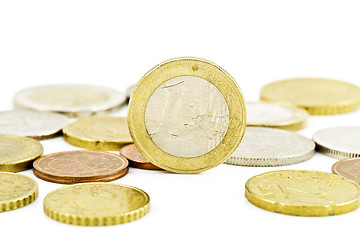 Image showing euro coins