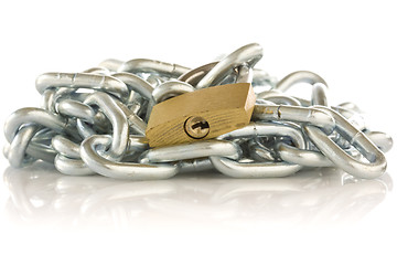 Image showing chain and padlock 