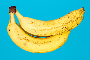 Image showing Bananas on a blue background