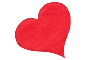 Image showing Red paper heart 