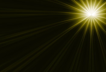 Image showing yellow sun abstract