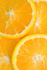 Image showing  orange fruits slices