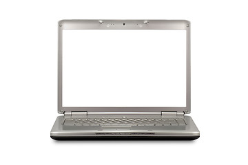 Image showing laptop with blank monitor