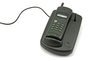 Image showing old cordless phone