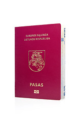 Image showing Lithuanian passport