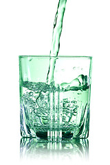 Image showing pouring clear water 