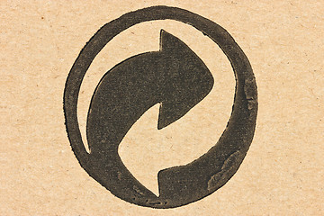 Image showing recycle arrows