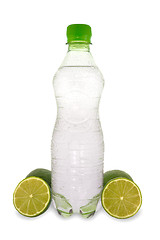 Image showing water and a green lemons