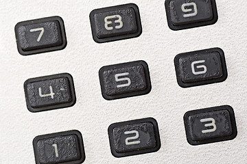 Image showing pad of old calculator