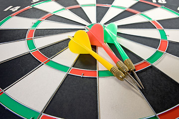 Image showing Darts game