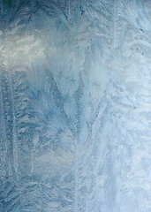 Image showing frost on a car window