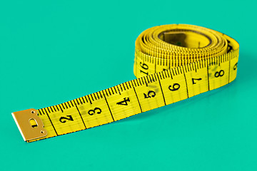 Image showing yellow measuring tape