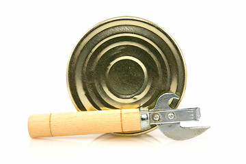 Image showing tin can with opener