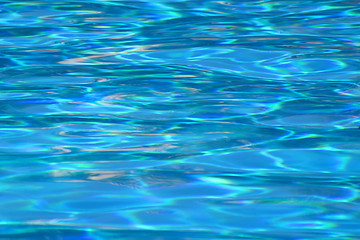 Image showing blue pool water